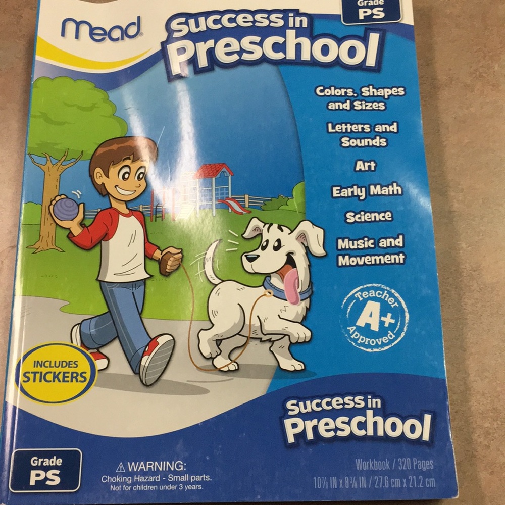 Preschool workbook, brand new!